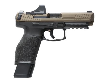 HK VP9A1 F O.R. 4.5" 9MM 17rd/20rd Pistol, Midnight Bronze - 81001295
