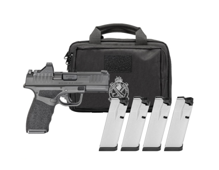 Springfield Hellcat Pro 3.7" 9mm 17/15rd Pistol w/ Tritium Front Sight, Viridian Green Dot and Range Bag