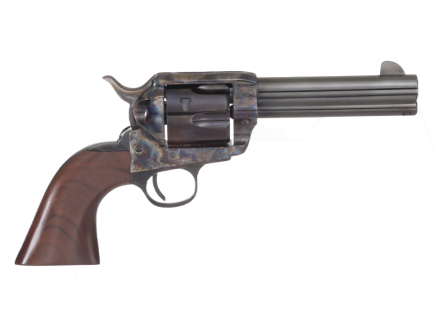Taylors & Company 1873 4.75" 45LC 6rd SA Revolver, Case Colored / Wood Grip