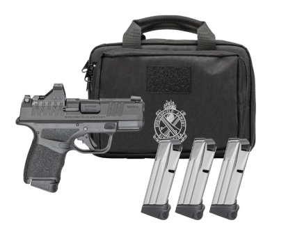 Springfield GearPac Hellcat Micro-Compact OSP 3" 9mm (1)11rd/(3)13rd Handgun w/ Green Dot & Bag