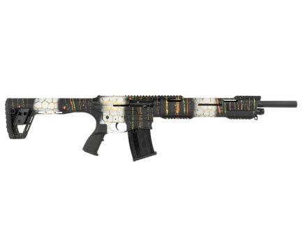 TAR 12 SP Semi-Auto 12 Gauge AR Style, Magazine Fed Shotgun, Splatter Camo w/ Plastic Handguard