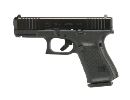 Glock 19C (V) Gen5 4.02" 9mm Comp 15rd Pistol, Black - PV1959203