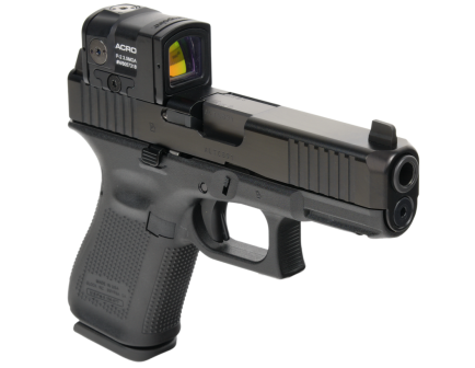 GLOCK 19 Gen 5 MOS 4" 9mm (2)15rd Pistol, Black w/ Aimpoint ACRO P2 - UA195S303MOS7A1