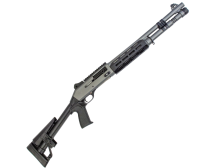 GForce GF4 (SAX2T) 18.5" 12GA 5rd Shotgun, Black Tac w/ Grey Alum Forend