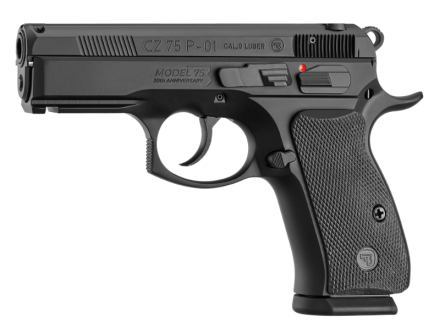 CZ 75 P-01 50th Anniversary 3.75" 9mm 15rd Pistol, Black - 91297