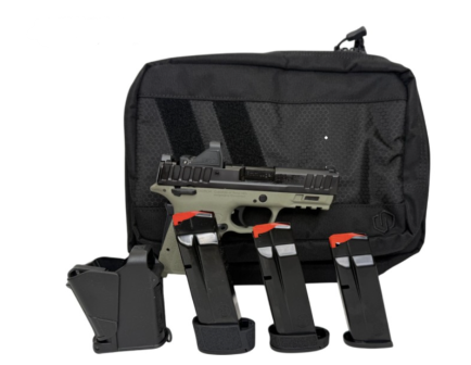 Smith & Wesson Equalizer 3.675" 9mm OR (1)10/(1)13/(1)15 Pistol Bundle w/ Viridian RFX 11 Savior Bag, ODG - SCC05560EQODG