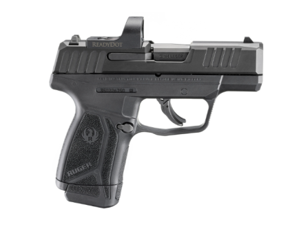 Ruger Max-9 3.2" 9mm Luger (1)12rd OR Handgun, Black with ReadyDot Micro Reflex Sight - 3523