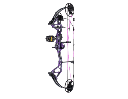 Bear Archery Royale RTH 50LB RH Compound Bow, Fred Bear Twilight/Black