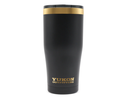 Yukon Outfitters 20 oz Tumbler, Black/Gold