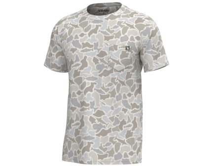Local Boy S/S Heather Blend Crew, Saltwater Camo
