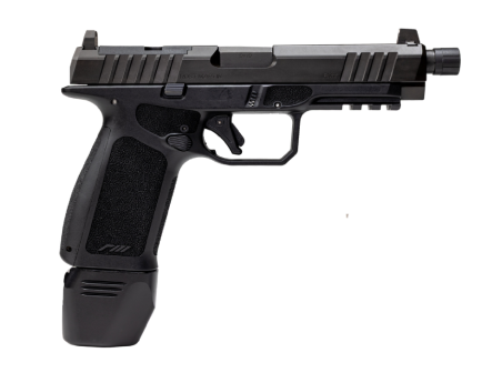 Rost Martin RM1F Tact 4.5in 9mm OR 17rd/24rd Handgun, Black - RM1FBLKOSPT