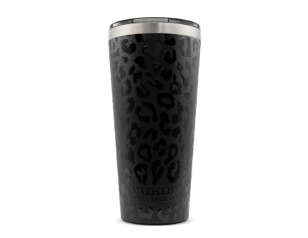 Yukon Outfitters 32 oz Double Pint, Black Leopard - YDP32UVBL