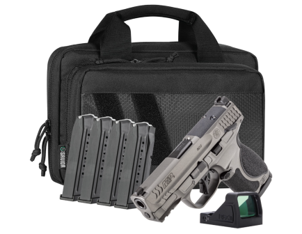 Smith and Wesson M&P9 Metal M2.0 3.6" 9mm (5)15rd Handgun Bundle w/Viridian RFX11 & Savior Bag