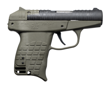 Kel-Tec PR-3AT 2.85" .380 ACP 13rd Handgun, OD Green - PR3ATGRN