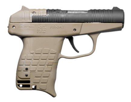 Kel-Tec PR-3AT 2.85" .380 ACP (2)13rd Handgun, Tan - PR3ATTAN