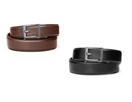 Kore Essentials Armortek Leather Gun Belt, X3 Gunmetal Buckle