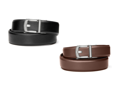 Kore Essentials Armortek Leather Gun Belt, X8 Nickel Buckle