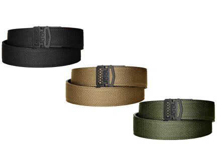 Kore Essentials Tactical Nylon Gun Belt, X10 Black Buckle
