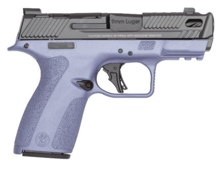 Smith and Wesson M&P 9 Shield X CC 3.6" 9mm 13rd/15rd Pistol, Orchid/Gray - 14834