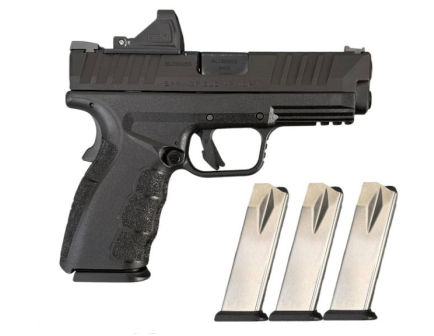 Springfield Armory XD Mod4 4" 9mm (4)16rd Pistol GearPac w/ Virdian RFX11 Green dot and Pistol Case - XDDG9101B-M4-PAC