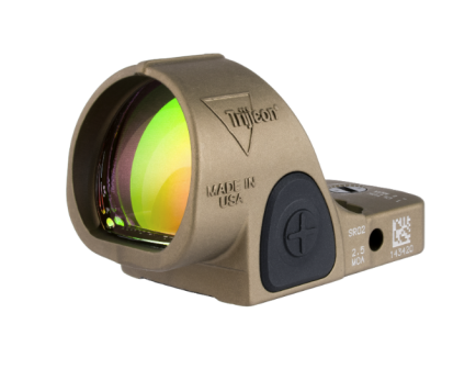 Trijicon SRO ADJ Sight LED - 2.5 MOA Coyote Brown - SRO2-C-2500020