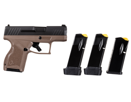 Taurus GX4 3.06" 9mm (2)11rd/(2)13rd Mags BLK/BRN Pistol - 1-GX4M931B-4MAG