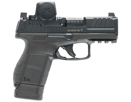 HK VP9CC 3.13" 9mm 12rd Handgun, Black w/Vortex Defender CCW - 81001319