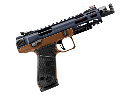Beretta B22 Jaguar Metal Competition w/ Threaded Comp 5.25" 22LR 15rd Pistol, Grey/Bronze - JB22TACMET15MY1