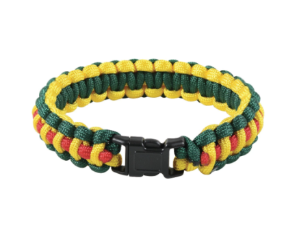 Rothco Multi-Colored Paracord Bracelet - Vietnam Pattern, 7 In