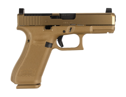 Glock 19X V Series MOS 4.02" 9mm 19rd/17rd Pistol w/ Ameriglo Sights, Coyote - PV1950S03XMOS