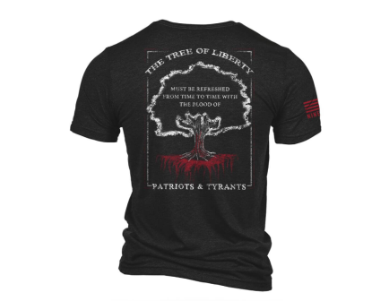 Nine Line T-Shirt Tree of Liberty, Charcoal
