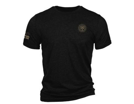 Nine Line T-Shirt 250th Anniversary Logo, Charcoal