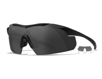 WILEY X Vapor - Matte Black - Smoke Gray/Clear