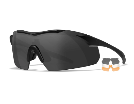 WILEY X Vapor - Matte Black - Smoke Gray/Clear/Light Rust