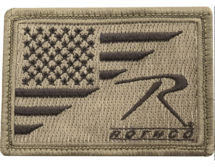 Rothco Logo Us Flag Patch - Coyote Brown