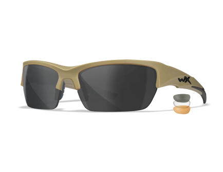 WILEY X Valor - Matte Tan - Gray/Rust/Clear