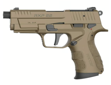 Retay RXP22 4" 22lr 18rd/13rd O.R Pistol, FDE - RXP22-FDE-1318th