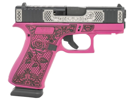 Glock G43X 3.41" 9mm Luger 15rd Pistol w/ Steel Serrated Slide Ambidextrous - UX4350204NR15ORGLBC