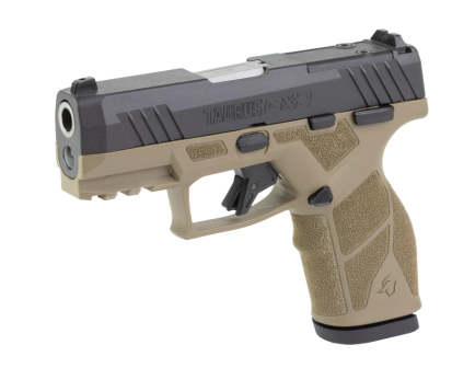 Taurus GX2 T.O.R.O. Compact 3.38" 9mm Luger (1)13rd Optic Ready/Serrated Slide Pistol, FDE - 1-GX2P931F