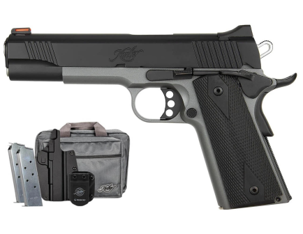 Kimber 1911 Custom LW Shadow Ghost Bundle 5" 45acp 8rd Pistol, Gray / Black - 3700891