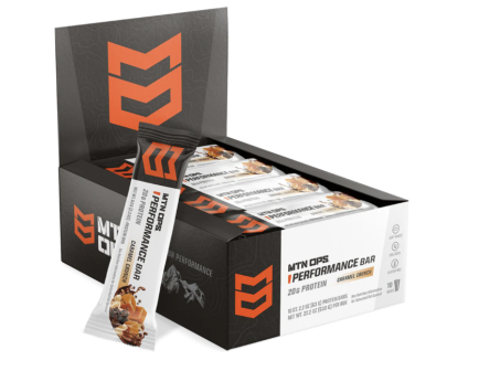 MTN OPS Performance Protein Bar, Conquer Caramel Crunch - Pack of 10 - 4127050810