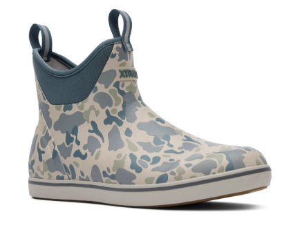 Xtratuf Ankle Deck Boot, Stormy Duck Camo