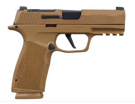 Sig Sauer P365-Macro 3.7" 9mm (2)17rd O.R Pistol, Coyote w/ X-Ray Night Sights - 365XCA-9-CXR3