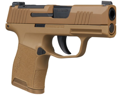 Sig Sauer P365 3.1" 9mm (2)10rd O.R Pistol, Coyote w/ X-Ray Night sights - 365-9-CXR3P