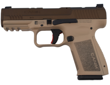 Century Canik Mete SF 4.19" 9mm 15rd Pistol, Two Tone Tan - HG-METESFPORT2TT