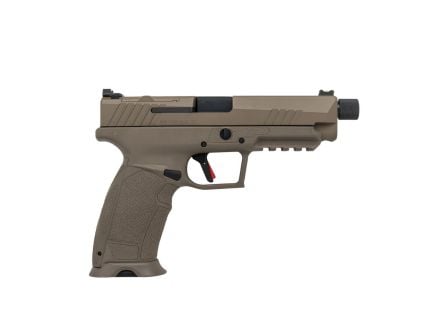 Tisas PX-9 Gen 3 Tactical Threaded 9mm 5.10" 15rds, Flat Dark Earth