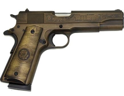 SDS Trump 1911 ACP Pistol 5" 8rd, Distressed Bronze