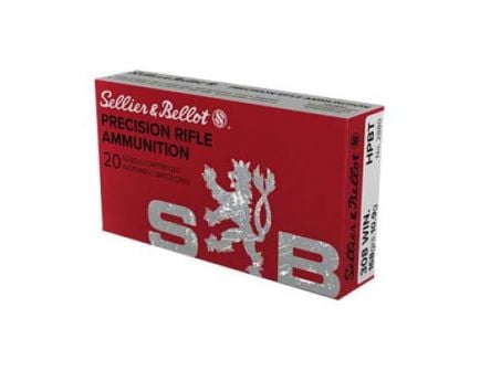 Sellier & Bellot .308 Winchester 200gr HPBT Sub-Sonic Rife Ammunition, 20 Rounds