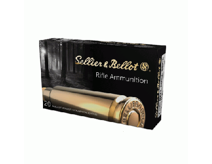 Sellier & Bellot 173 gr Semi-Jacketed Soft Point Cutting Edge 7mm Rem Mag Ammo, 20/box - SB7A