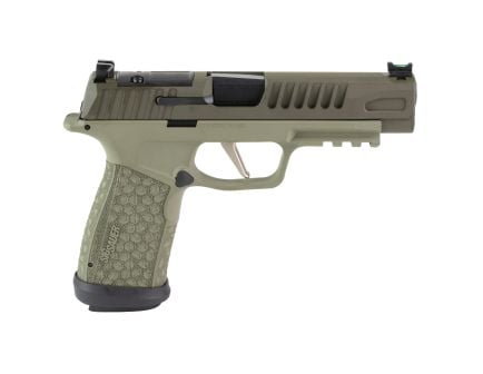 Sig P365 FUSE 4.3" 9mm OR (1)17/(2)21rd Pistol w/ Romeo-RS Compact 3MOA, Debo Green - SG365XF-9BFOGRNDEBO